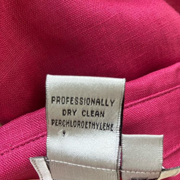 Style Co Collections Shirt Sz 16 Linen NWT Collar Lightweight Coastal Lagenlook - Picture 7 of 10